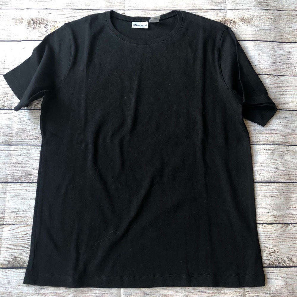 Cabin Creek Top 100% Cotton Black
